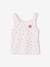 Girl's cotton pyjama short set with cami top ecru 
