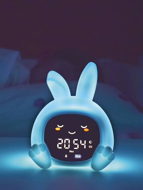 Night light and sleep trainer clock Sarah white 