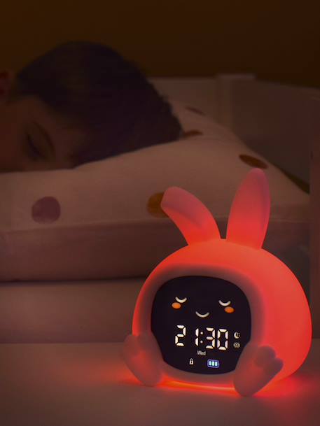 Night light and sleep trainer clock Sarah white 