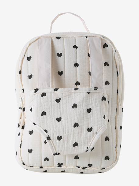 Baby-Carrying Backpack for Dolls, Cherry black+yellow 