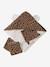 Customisable doll bath cape brown 