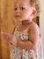 Girl's playsuit with thin straps pale yellow 