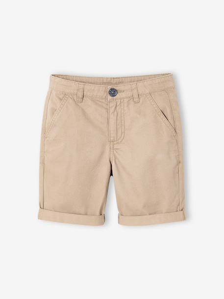 Chino Bermuda Shorts for Boys beige+BLUE MEDIUM SOLID WITH DESIGN+green+grey blue+red+sandy beige 