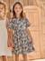 Floral Print Dress for Girls green 