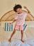 Pack of 2 girls' short-sleeved pyjamas rose 