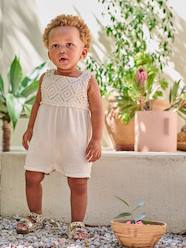 Baby-Crochet playsuit for baby girls