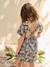 Floral Print Dress for Girls green 