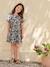 Floral Print Dress for Girls green 