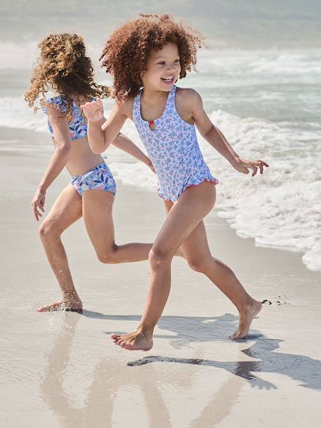 Swimsuit for Girls sky blue 