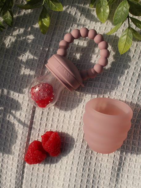 Petit Bout Feeder by PETIT TRUC green+rose+white 