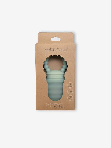 Petit Bout Feeder by PETIT TRUC green+rose+white 