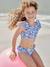 Girl's two-piece swimsuit aqua green 