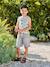 Easy-to-Slip-On Denim Bermuda Shorts for Boys denim grey+double stone+printed blue+stone+striped blue 