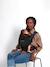 Physiological Baby Carrier, HoodieCarrier 2 by LOVE RADIUS black+grey+printed black 
