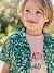 Boy's printed shirt printed green 