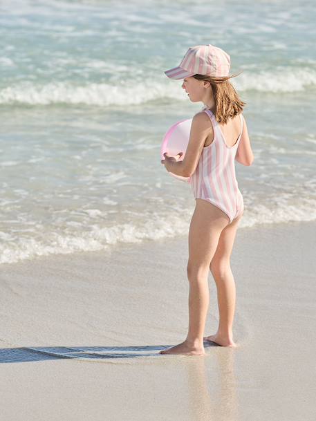 Girl's one-piece swimsuit rose 