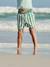 Boy's swim shorts striped green 
