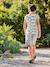 Tropical Print Tank Top for Boys printed white 