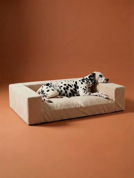 XL dog sofa in corduroy ecru 
