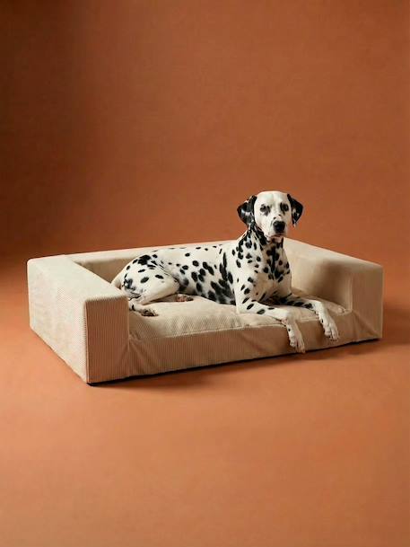 XL dog sofa in corduroy ecru 