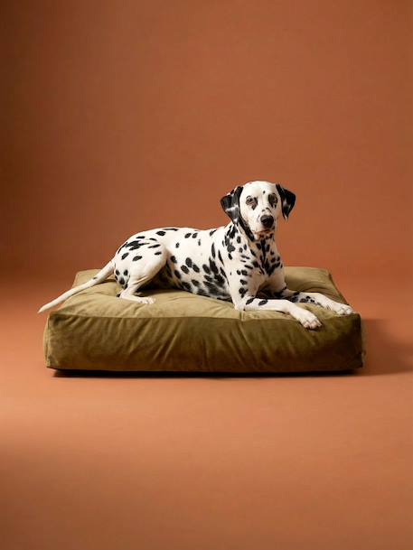Velvet mattress sleeve rectangle khaki 