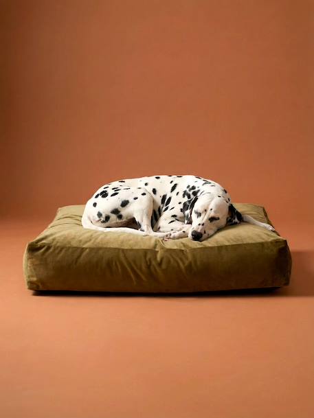 Velvet mattress sleeve rectangle khaki 