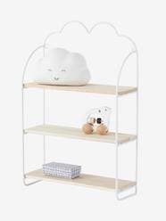 Bedroom Furniture & Storage-Storage-Shelves-3-Level Bookcase, Cloud
