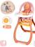 High chair for baby doll multicoloured 
