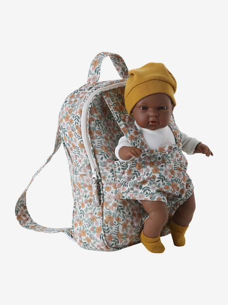 Baby-Carrying Backpack for Dolls, Cherry yellow 