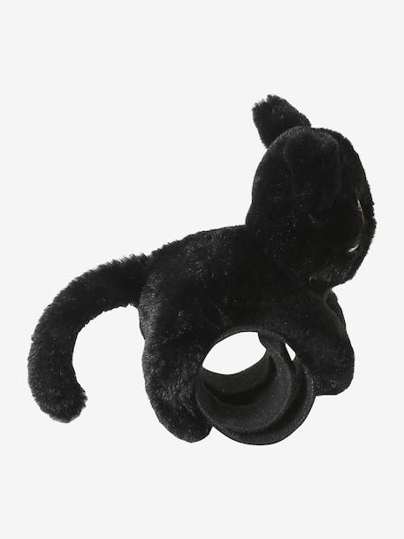 Black cat plush slap band black 