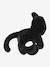Black cat plush slap band black 