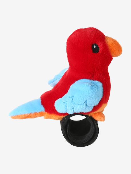 Parrot plush slap band red 