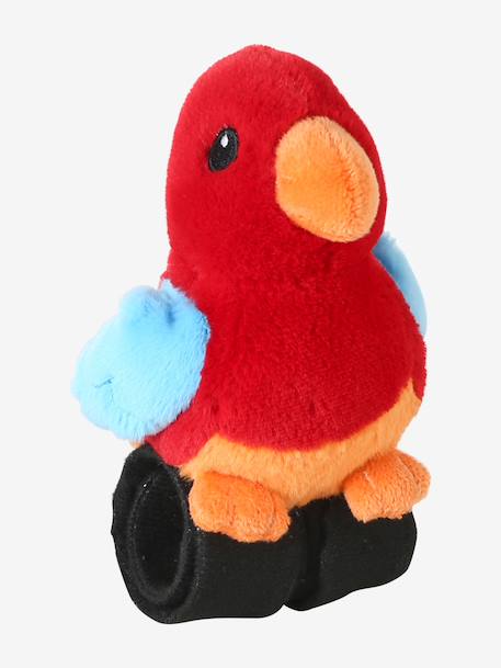 Parrot plush slap band red 