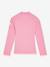 Girl's short-sleeved surfing t-shirt blue+rose 