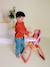 High chair for baby doll multicoloured 