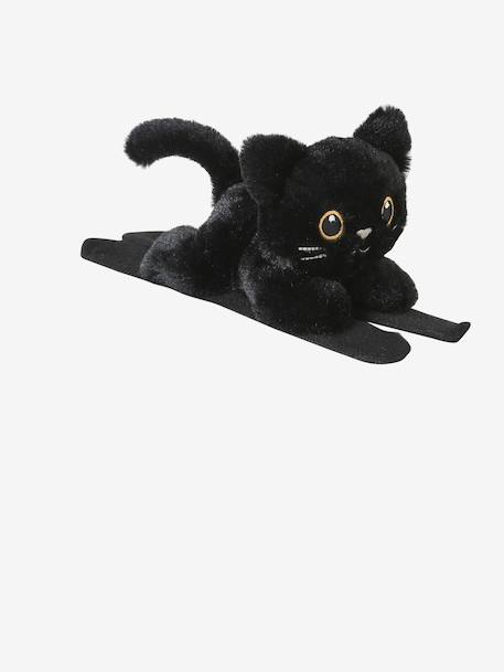 Black cat plush slap band black 