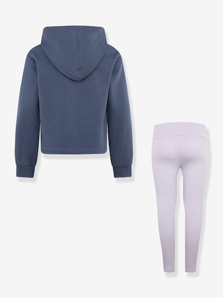 Hooded sweatshirt and leggings navy blue 