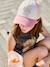 Embroidered Cotton Cap for Baby Girls old rose 