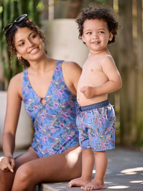 Baby boy's Liberty capsule swim shorts blue 