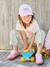 Girls' 'Hola Chicas' cotton cap rose 