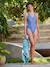 One-piece swimsuit family capsule blue 