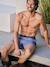 Men's swim shorts, family capsule blue 