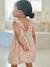 Baby girl's dress with bow and back opening multicoloured 