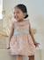 Baby girl's dress with bow and back opening multicoloured 