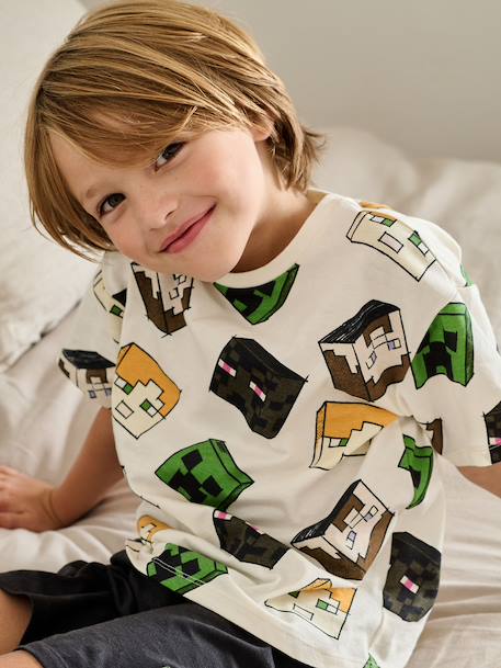 Minecraft pyjama set for boys anthracite 