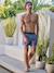 Men's swim shorts, family capsule blue 