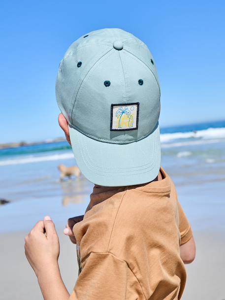 Cotton cap dusky pink+mint green 