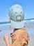 Cotton cap dusky pink+mint green 