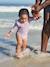UV protective long-sleeved swimsuit ecru 