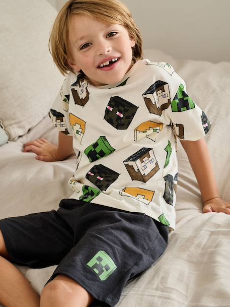 Minecraft pyjama set for boys anthracite 